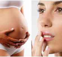 Herpes na usnama tijekom trudnoće